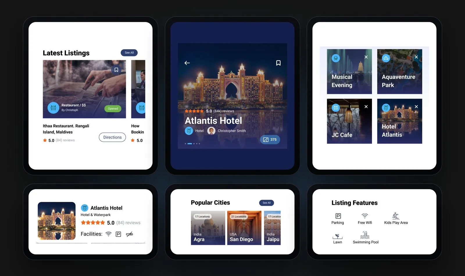 Travel booking app, screen 4 of 4