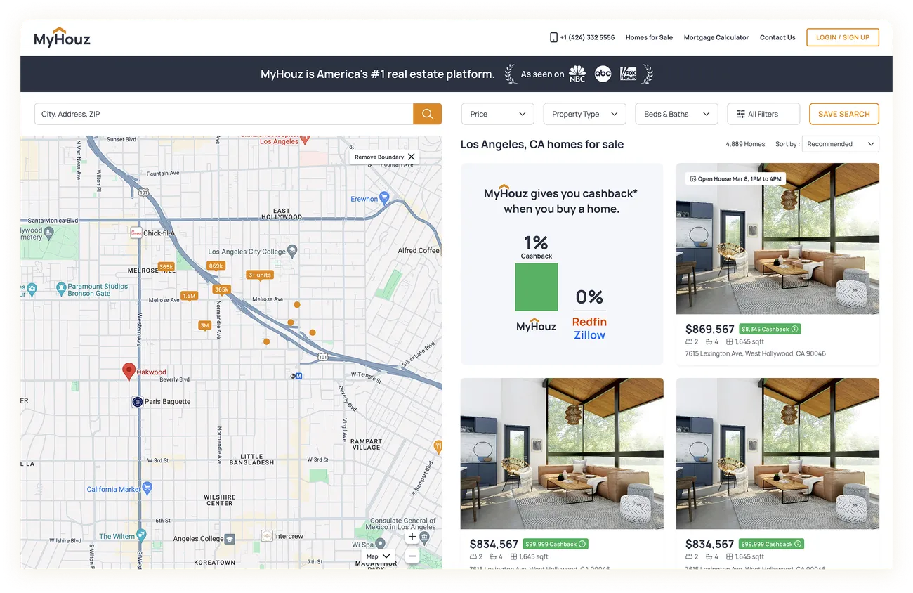 MyHouz · search results